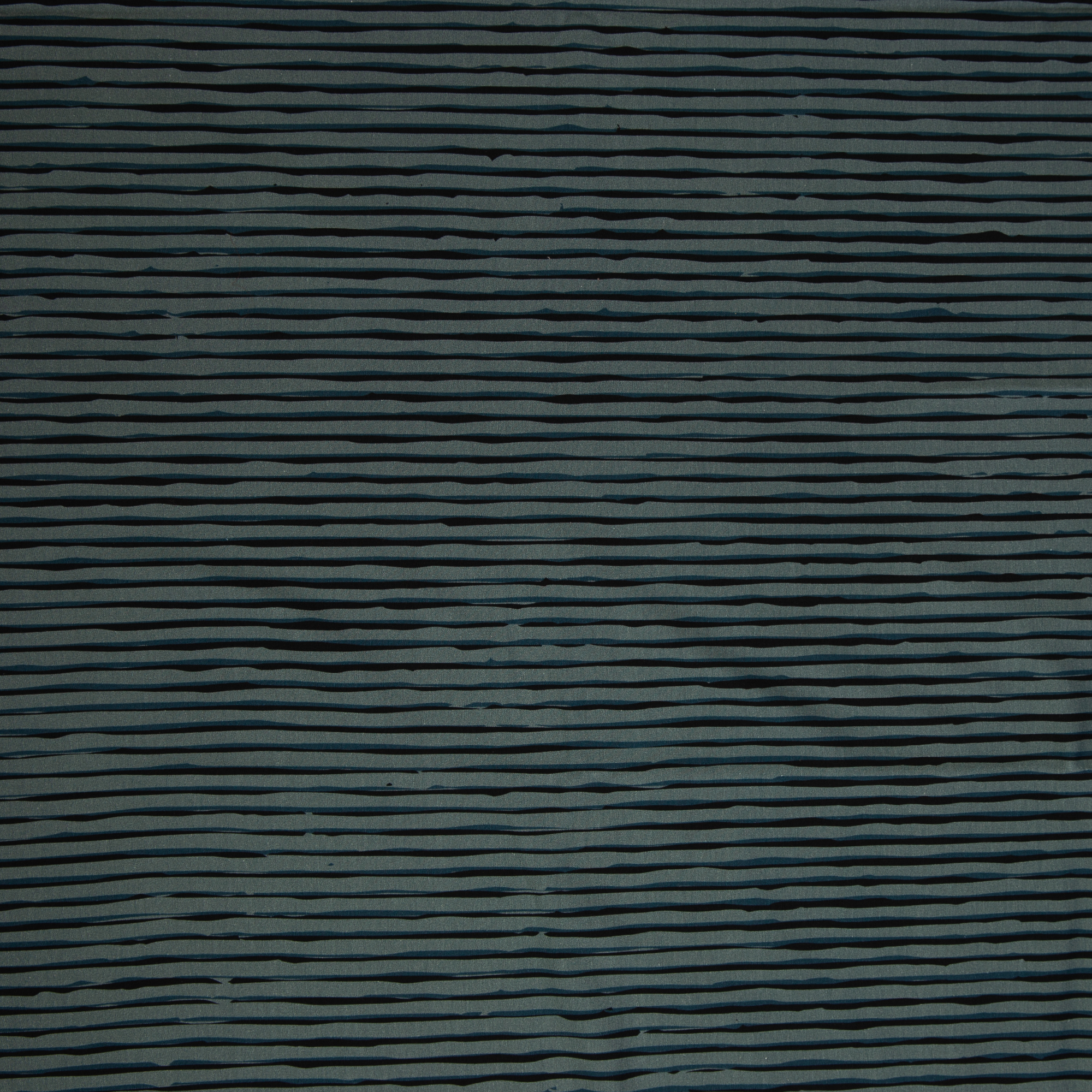 Bild von Baumwolljersey Sweat Streifen grau blau schwarz 