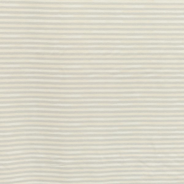Bild von Baumwolljersey Streifen grau, beige, creme