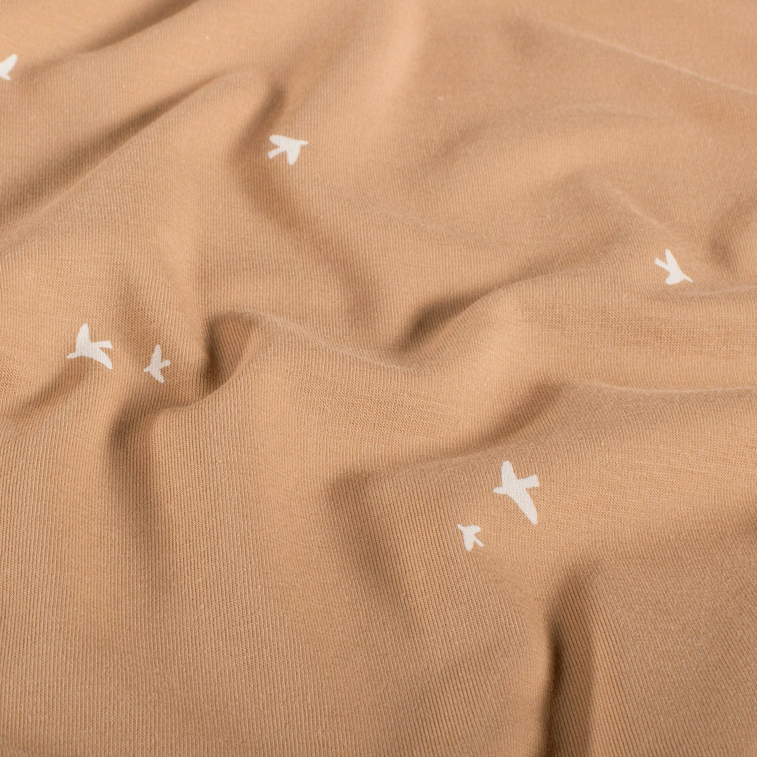 Bild von Baumwolle Jersey Stoff Vögel