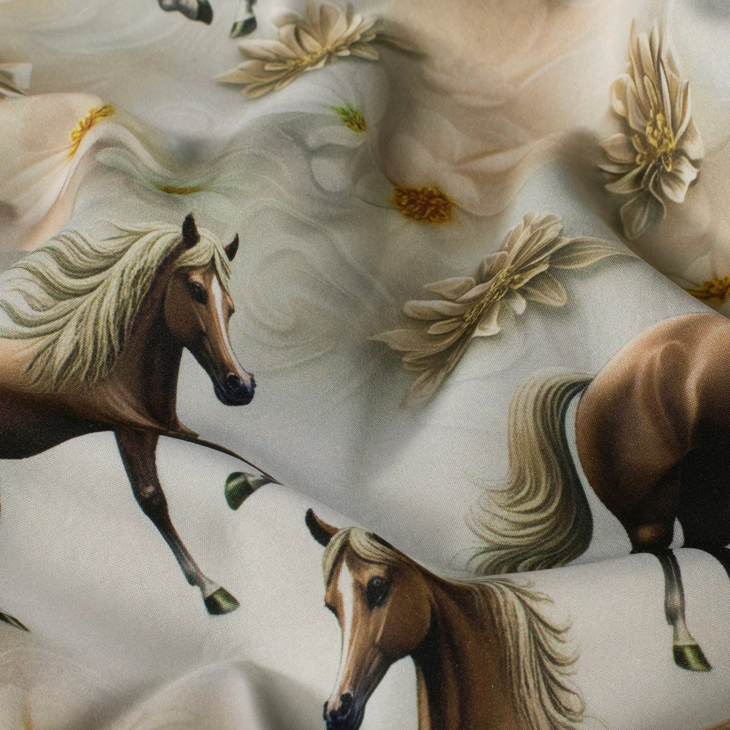 Bild von Softshell Stoff Pferde