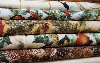 Gemusterte Baumwollstoffe für Patchwork im Stoffladen in Annaberg-Buchholz